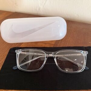 BNWT Nike Eyeglasses 7254 407 Designer Frames Clear 54-18-145